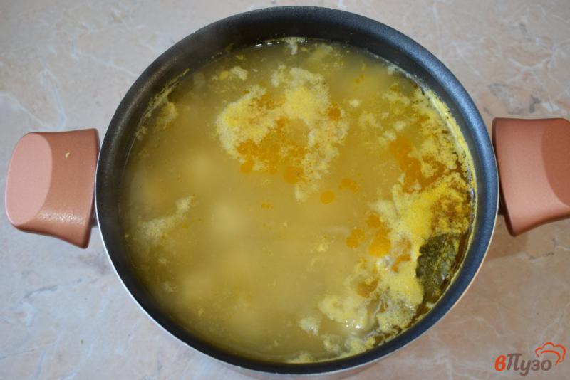 Фото приготовление рецепта: Суп с мясными шариками и чечевицей шаг №5