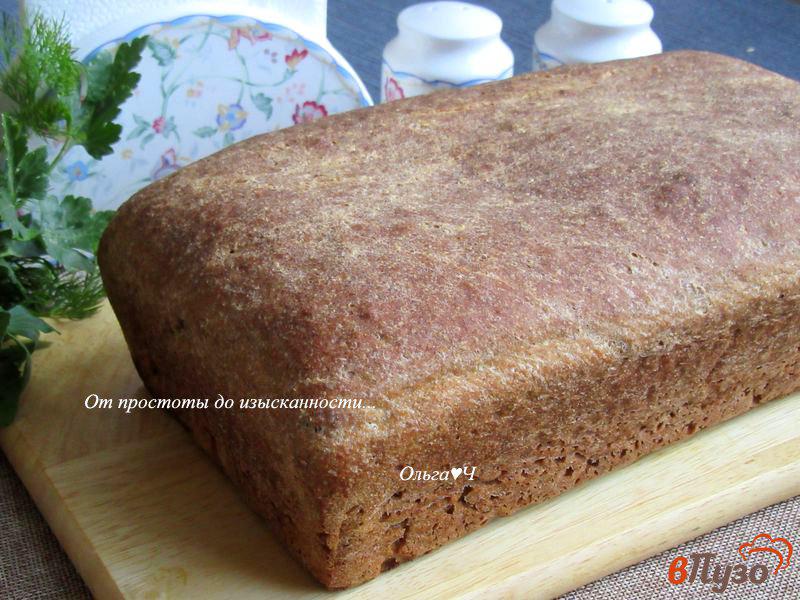 Фото приготовление рецепта: Ржано-льняной отрубной хлеб шаг №6