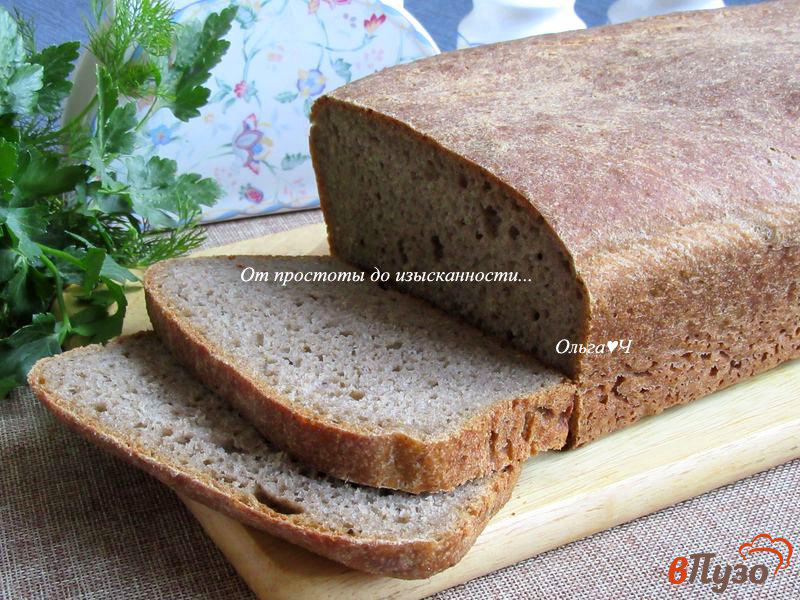Фото приготовление рецепта: Ржано-льняной отрубной хлеб шаг №7