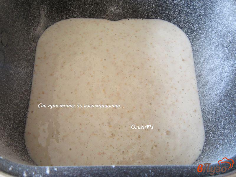 Фото приготовление рецепта: Гороховый хлеб на капустном рассоле шаг №3
