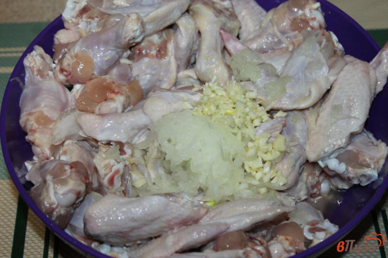 Фото приготовление рецепта: Куриные крылья как шашлык шаг №2