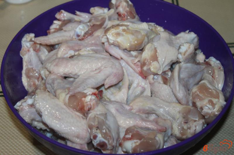 Фото приготовление рецепта: Куриные крылья как шашлык шаг №1