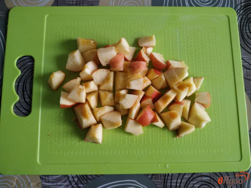 Фото приготовление рецепта: Рис с яблоками и тыквой шаг №4