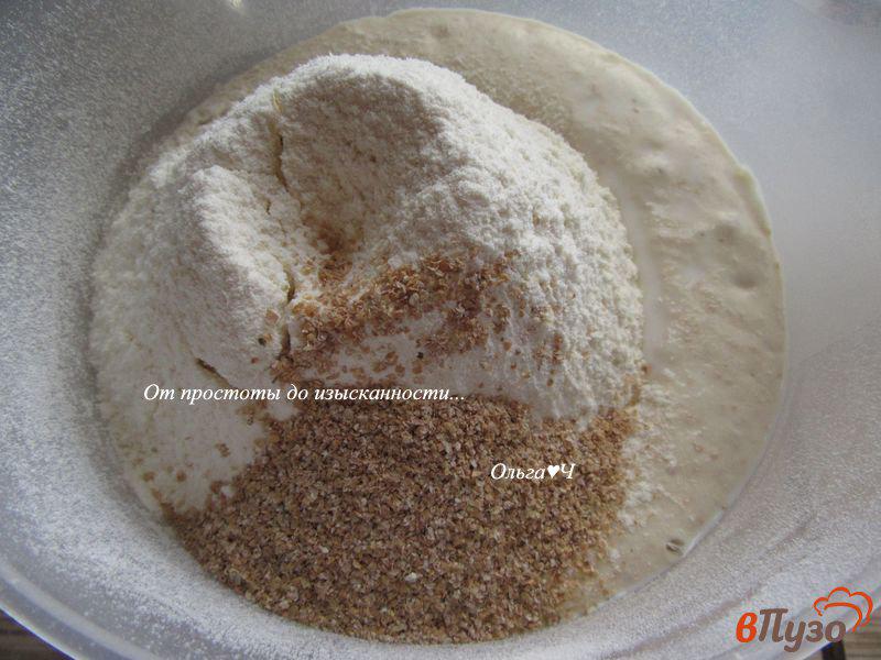 Фото приготовление рецепта: Творожно-ячменный хлеб шаг №3