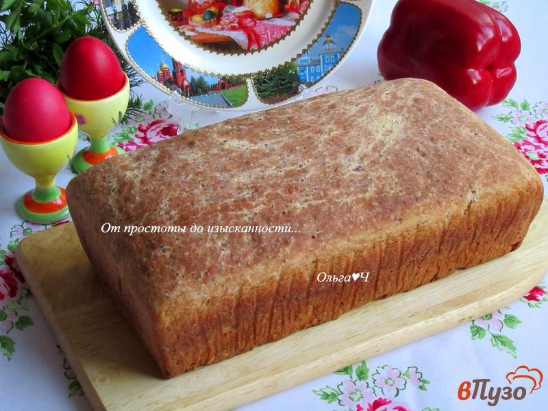 Фото приготовление рецепта: Творожно-ячменный хлеб шаг №7