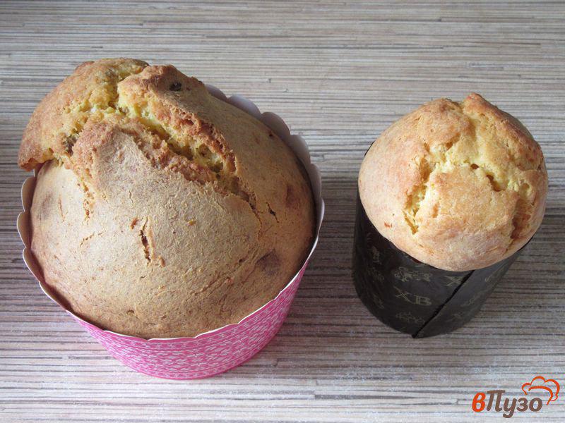 Фото приготовление рецепта: Творожно-кукурузные кексы с изюмом и апельсином шаг №8