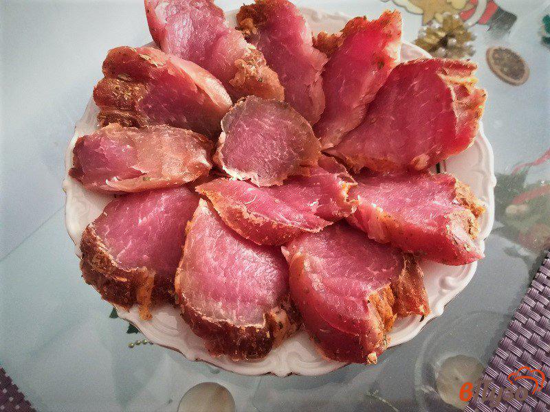 Фото приготовление рецепта: Вяленое мясо из свиной вырезки шаг №9