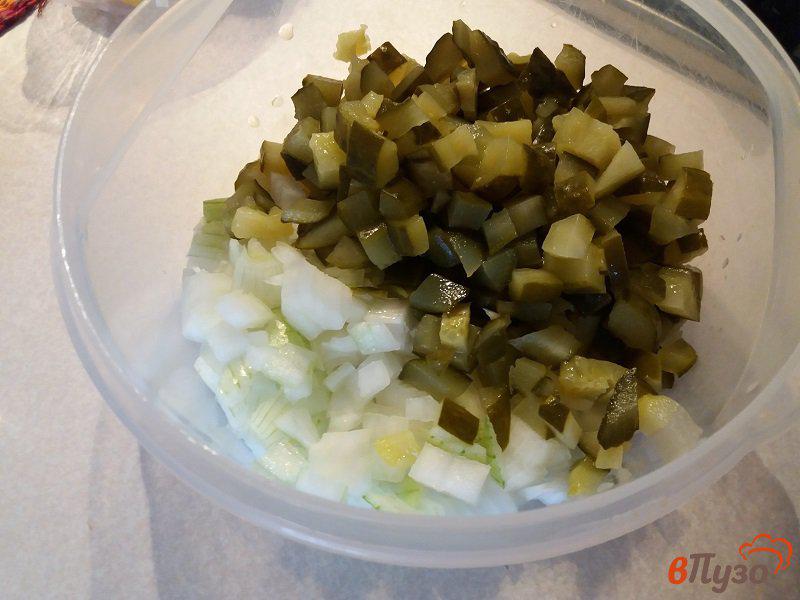 Фото приготовление рецепта: Новогодний салат Оливье шаг №5