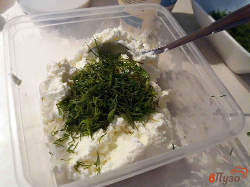 Фото приготовление рецепта: Тарталетки с семгой и творожным сыром шаг №2