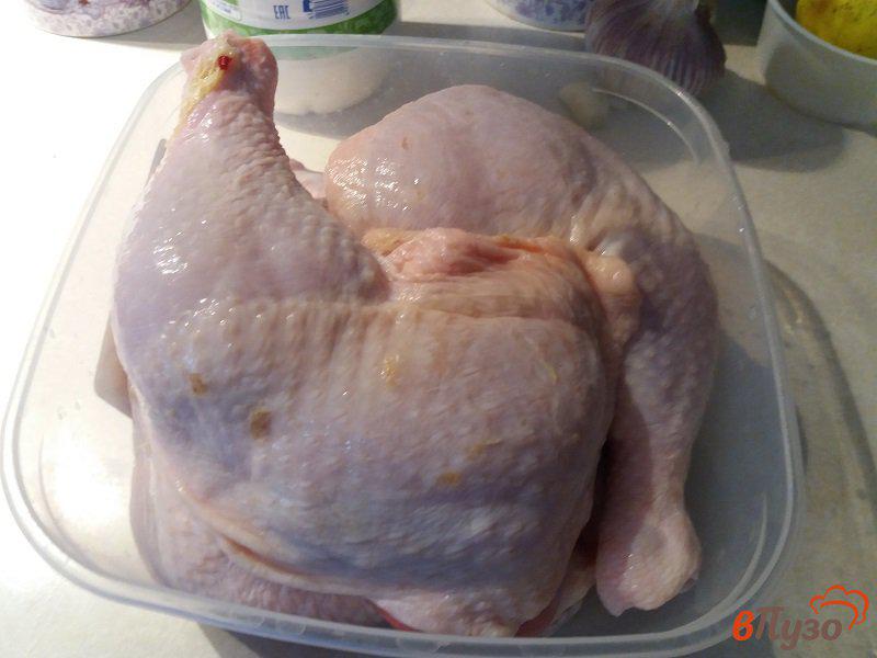 Фото приготовление рецепта: Запеченные куриные окорочка в сухом маринаде шаг №2