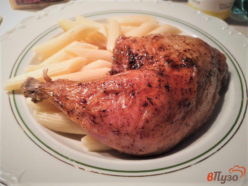 Фото приготовление рецепта: Запеченные куриные окорочка в сухом маринаде шаг №7