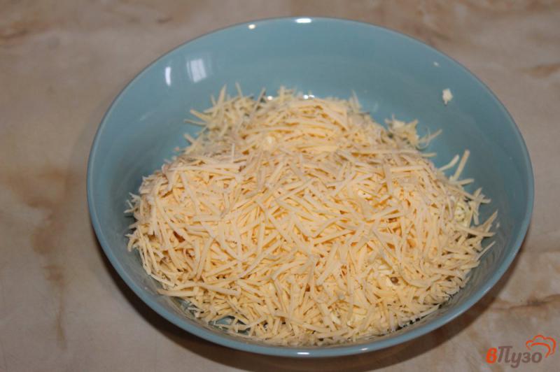 Фото приготовление рецепта: Намазка из двух видов сыра с чесноком шаг №2