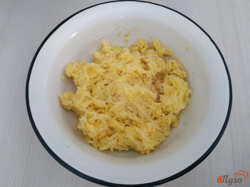 Фото приготовление рецепта: Картофельные драники с грибами и с плавленым сыром шаг №1