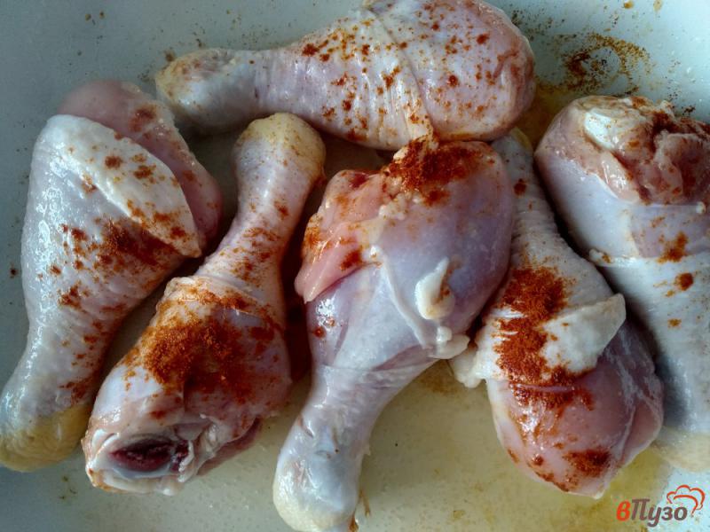Фото приготовление рецепта: Голень куриная с рисом шаг №2