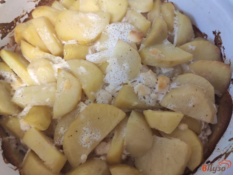 Фото приготовление рецепта: Картофель запечённый в сметане шаг №5