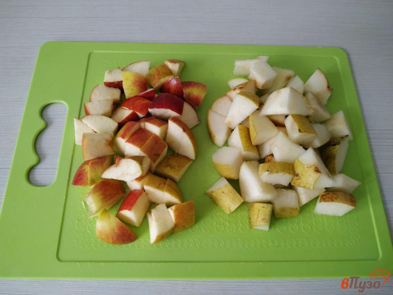 Фото приготовление рецепта: Каша из тыквы с пшеном и фруктами шаг №5
