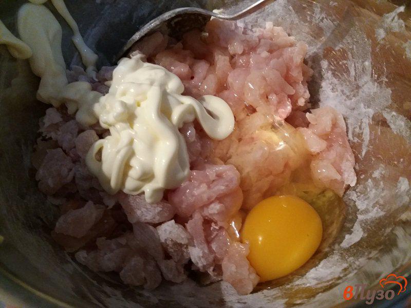 Фото приготовление рецепта: Рубленные котлеты из куриного филе и картофеля шаг №4