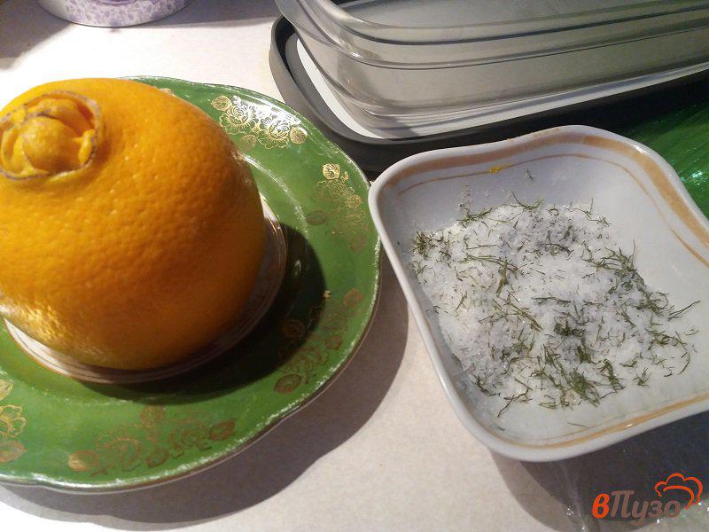 Фото приготовление рецепта: Малосоленое  филе кижуч в апельсиновом соке шаг №2
