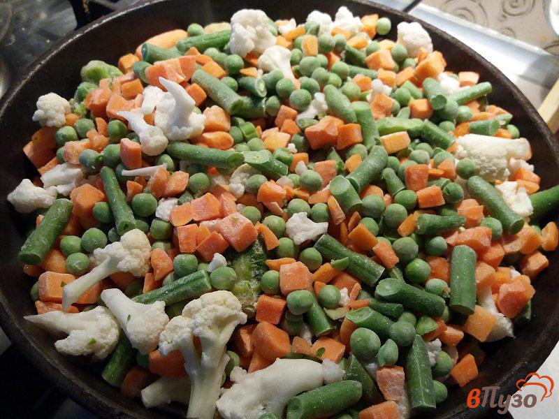 Фото приготовление рецепта: Филе трески и овощной гарнир шаг №3