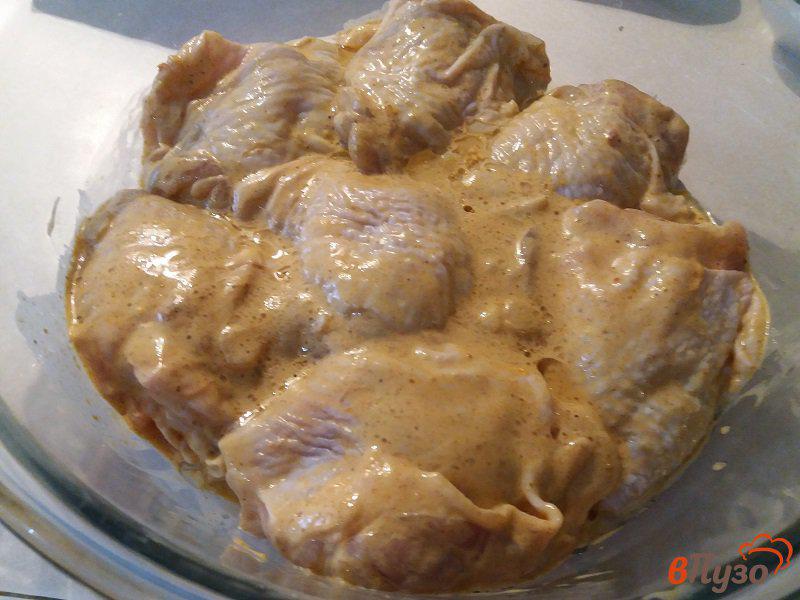 Фото приготовление рецепта: Запеченные куриные бёдра в горчичном маринаде шаг №4