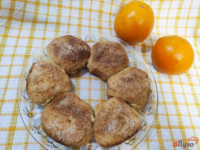 Фото приготовление рецепта: Апельсиновые булочки шаг №9