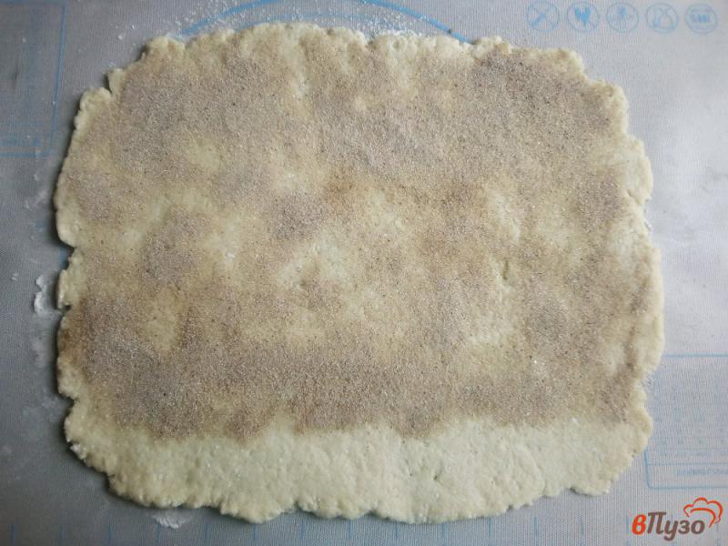 Фото приготовление рецепта: Творожное печенье с корицей шаг №6