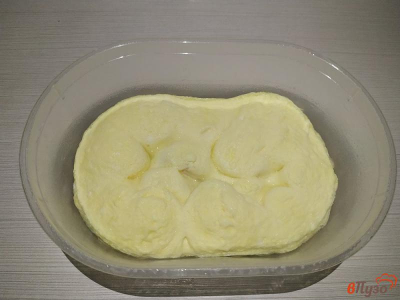 Фото приготовление рецепта: Омлет с сыром и ветчиной на пару шаг №7