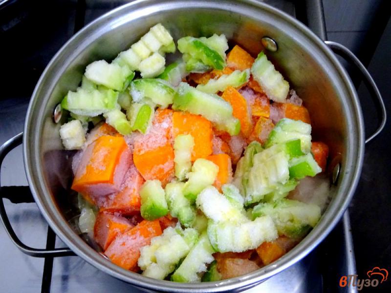 Фото приготовление рецепта: Суп пюре овощной шаг №4