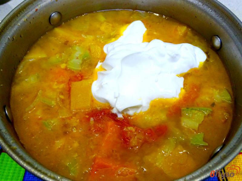 Фото приготовление рецепта: Суп пюре овощной шаг №5
