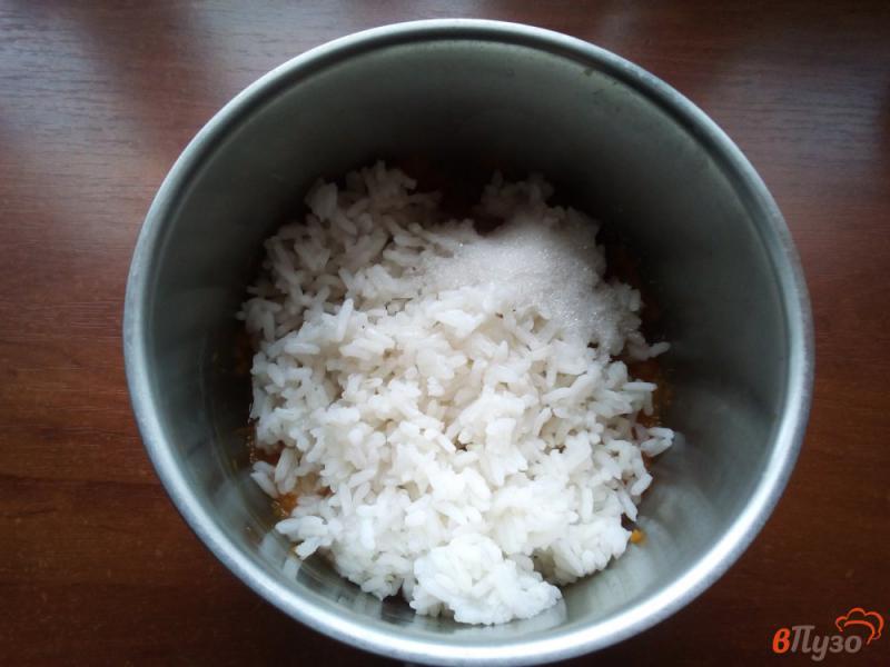 Фото приготовление рецепта: Тыквенно-рисовая каша шаг №3