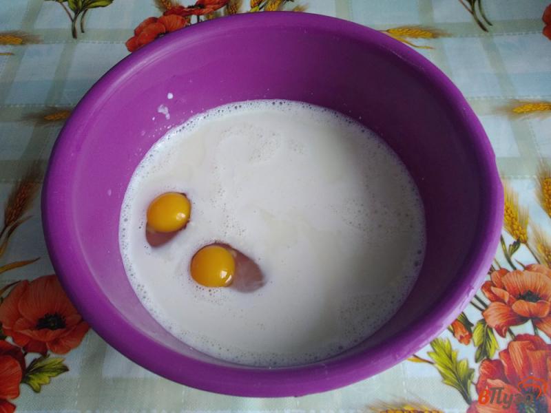 Фото приготовление рецепта: Блины на сухом молоке шаг №3