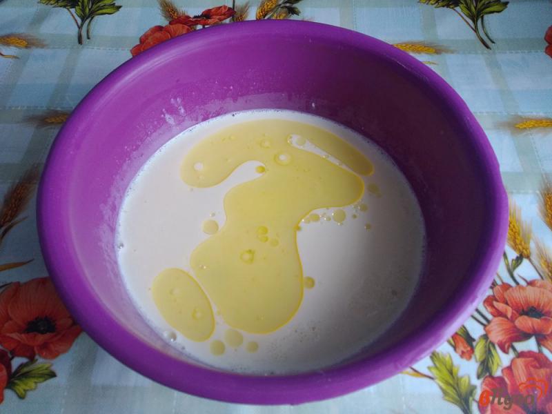Фото приготовление рецепта: Блины на сухом молоке шаг №4