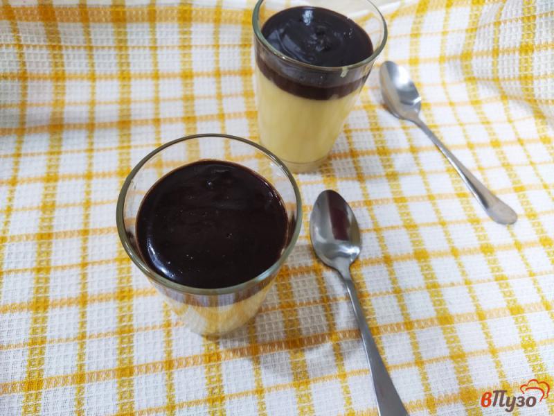 Фото приготовление рецепта: Молочный десерт с шоколадом шаг №10