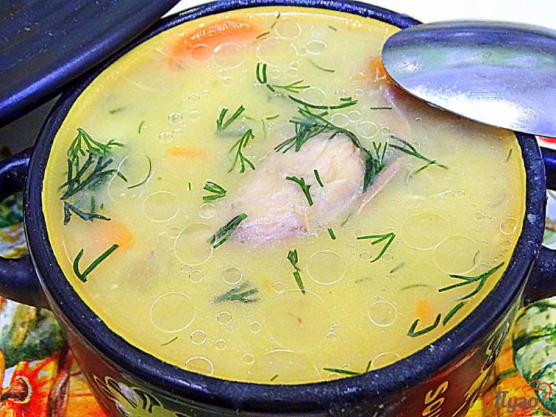 Фото приготовление рецепта: Гороховый суп на курином бульоне шаг №8