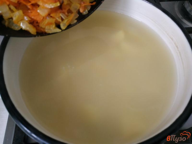 Фото приготовление рецепта: Суп с сардиной шаг №5