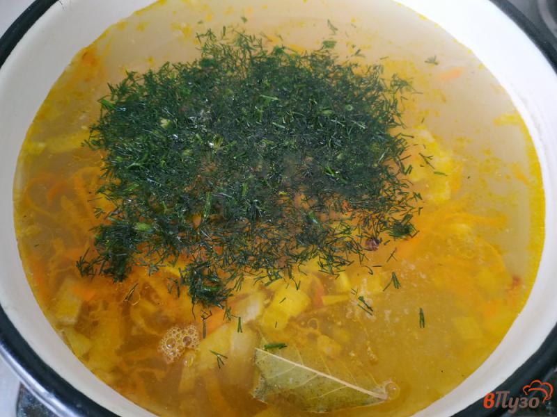 Фото приготовление рецепта: Суп с сардиной шаг №8