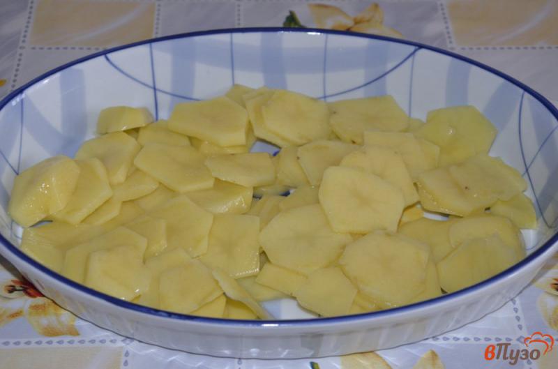 Фото приготовление рецепта: Филе камбалы запеченное с картофелем шаг №1