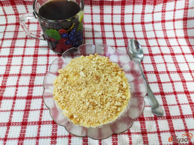 Фото приготовление рецепта: Десерт из песочного печенья и заварного крема шаг №11