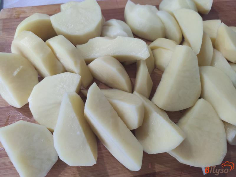 Фото приготовление рецепта: Картофель с мясом шаг №3