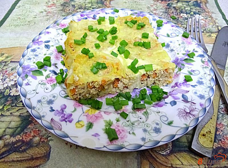 Фото приготовление рецепта: Пирог из лаваша с фаршем шаг №16