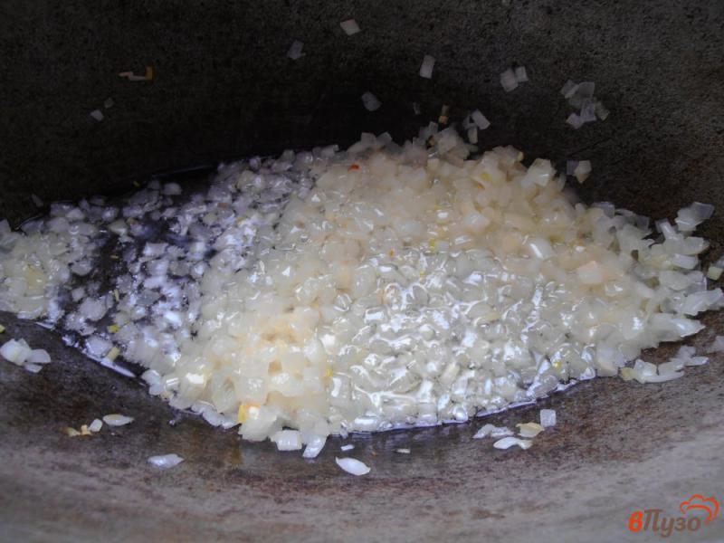 Фото приготовление рецепта: Рис с капустой Лаханоризо шаг №5