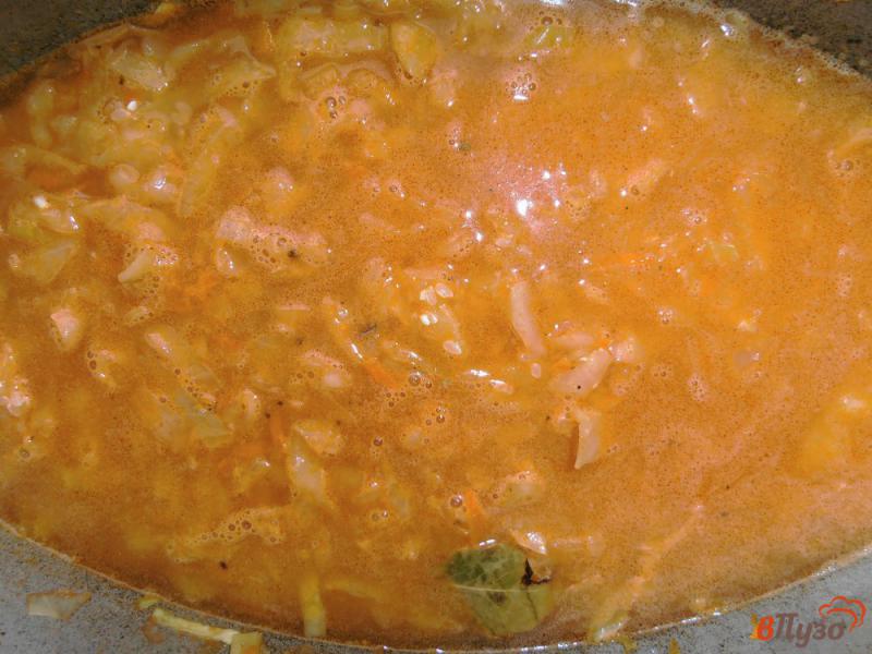 Фото приготовление рецепта: Рис с капустой Лаханоризо шаг №8