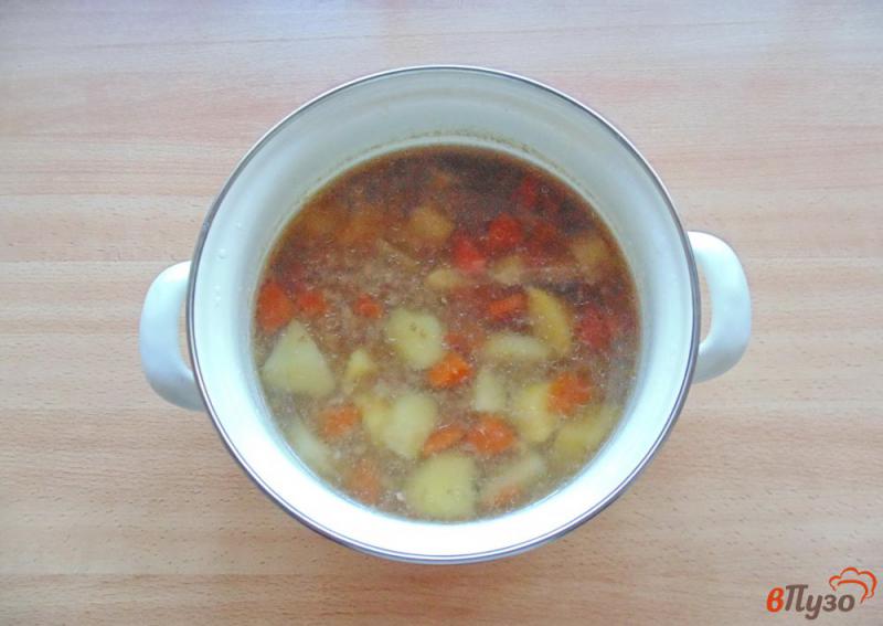 Фото приготовление рецепта: Диетический суп из индейки шаг №8