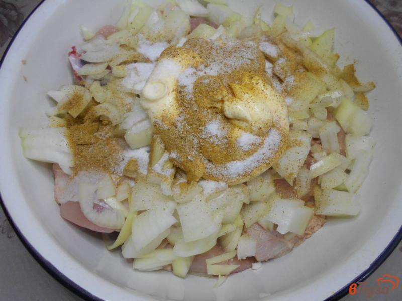 Фото приготовление рецепта: Шашлык из курицы с помидорами шаг №2