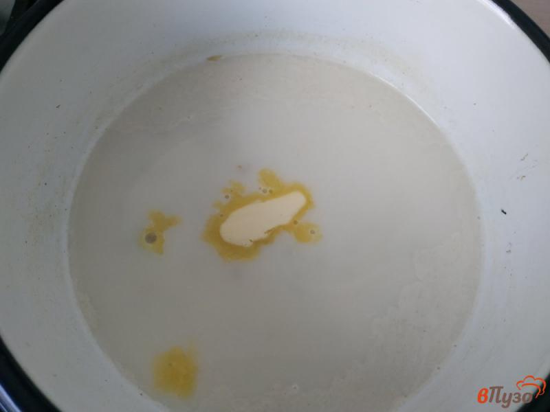 Фото приготовление рецепта: Овсяный молочный суп шаг №3
