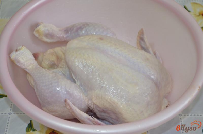Фото приготовление рецепта: Курица запеченная в аджике и соевом соусе шаг №1