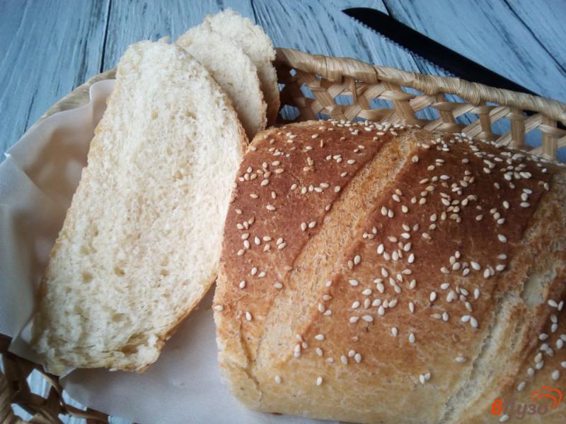 Фото приготовление рецепта: Хлеб с добавлением семолины шаг №11
