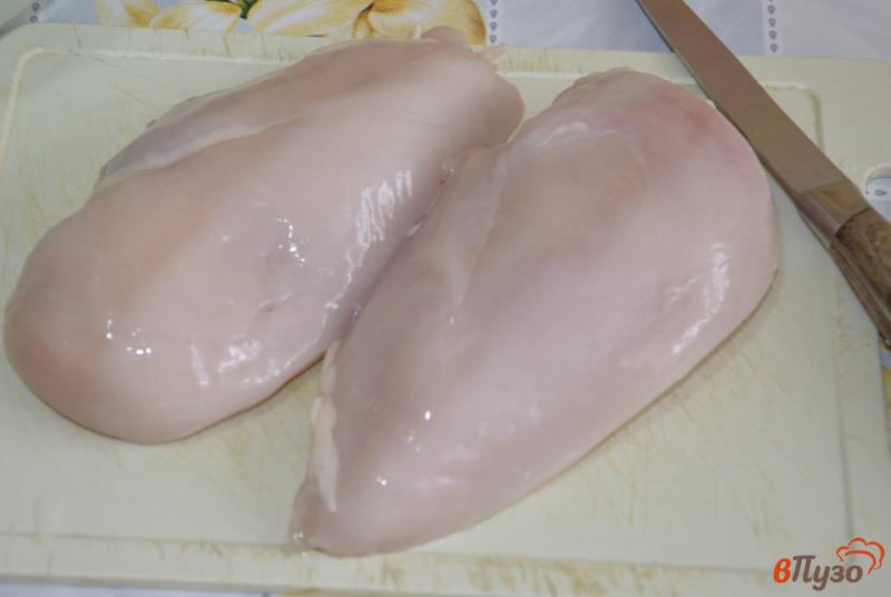 Фото приготовление рецепта: Джерки из куриной грудки на виноградном уксусе шаг №1