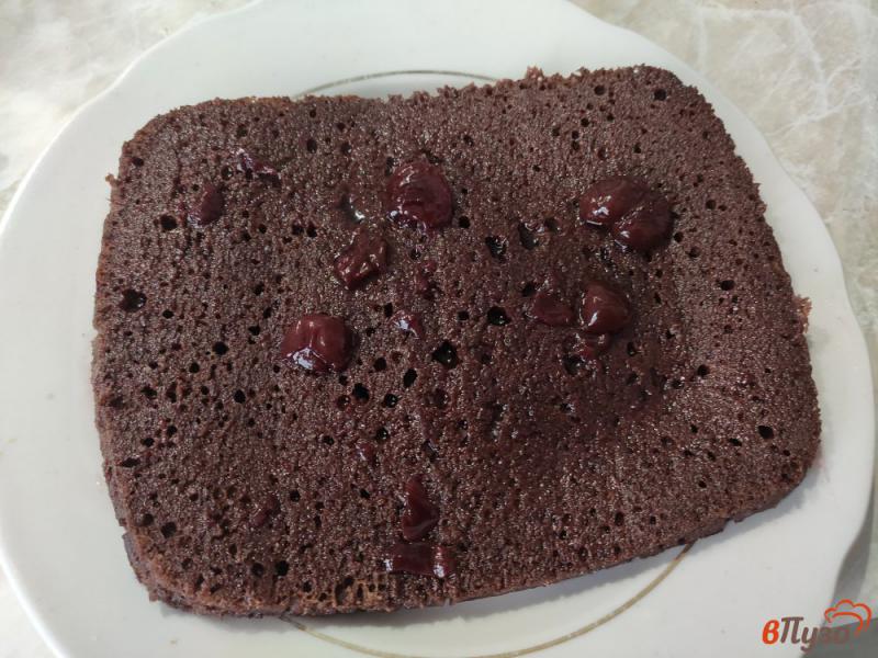 Фото приготовление рецепта: Быстрый торт в микроволновке шаг №8