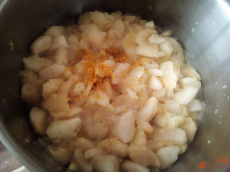 Фото приготовление рецепта: Пастила яблочная с апельсином шаг №4